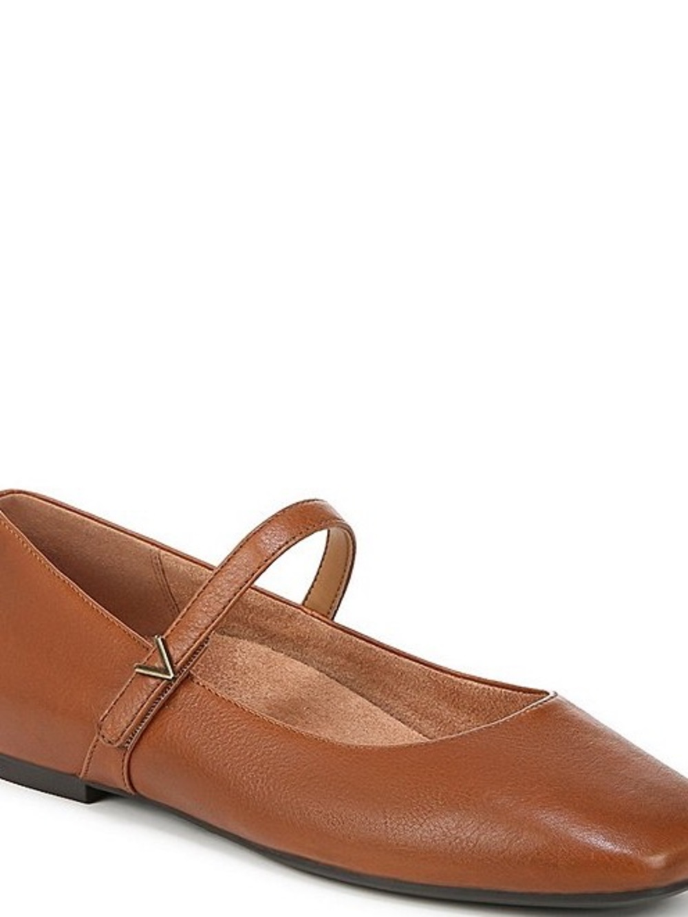 Women’s Tan Mary Jane Flat Shoe